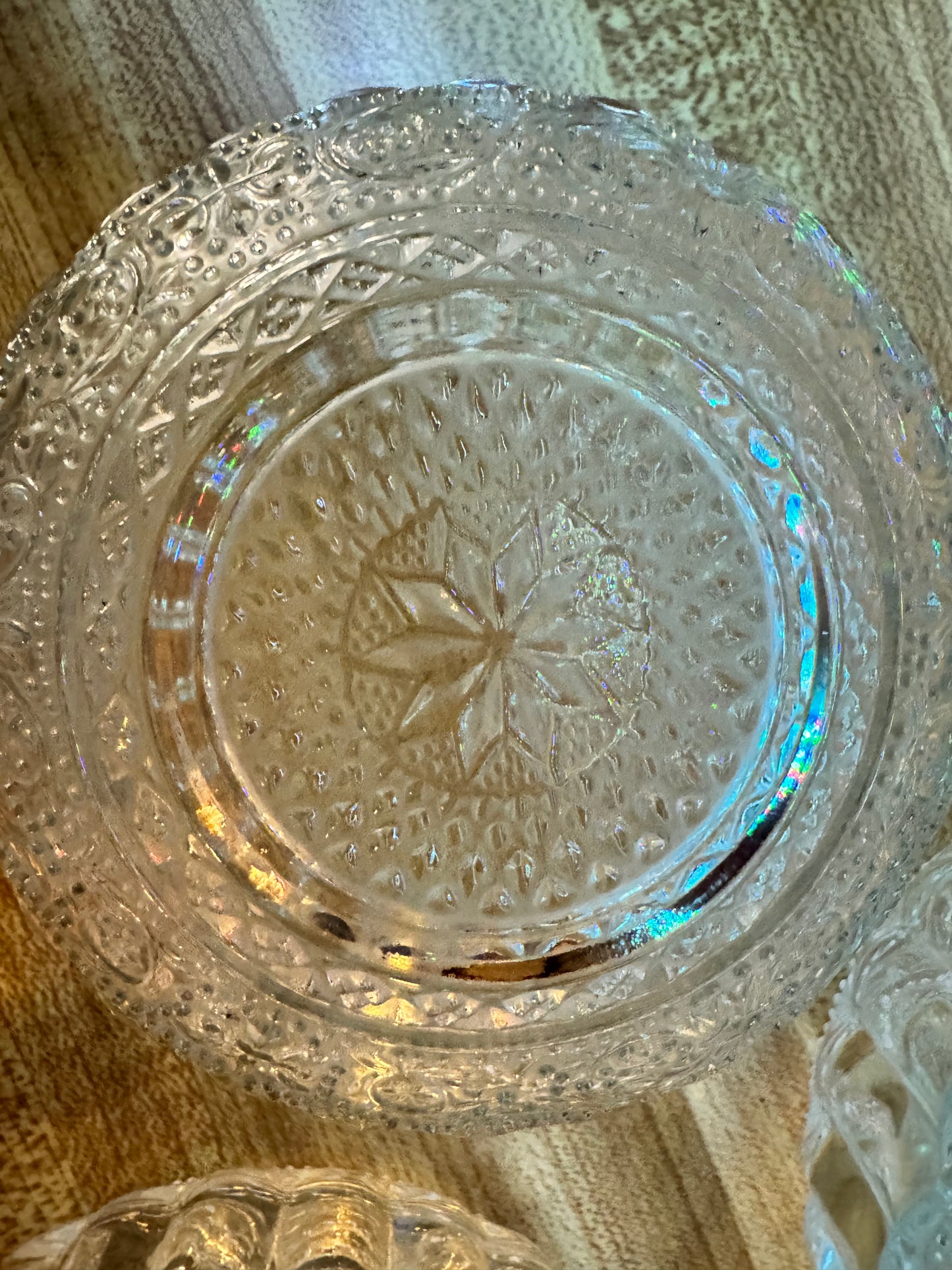 Vintage Glass 9 Bowl Set